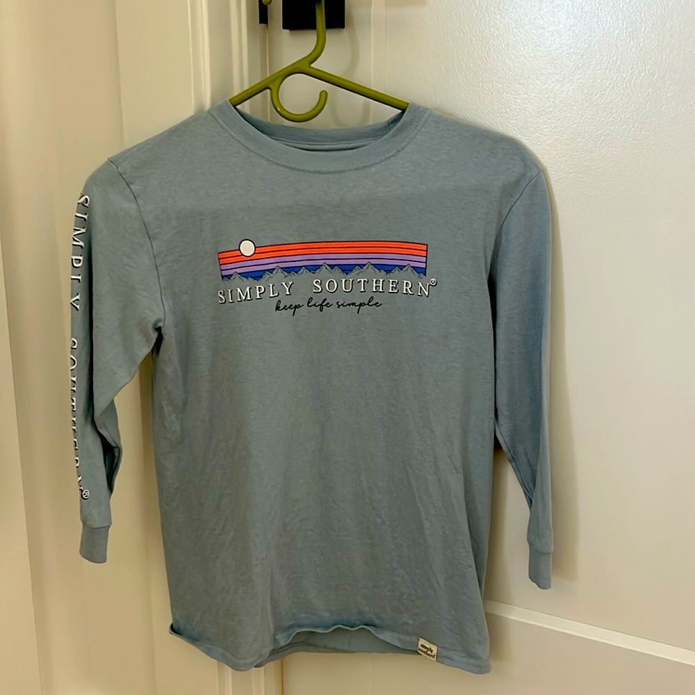 Simply southern long sleeve shirt youth small
